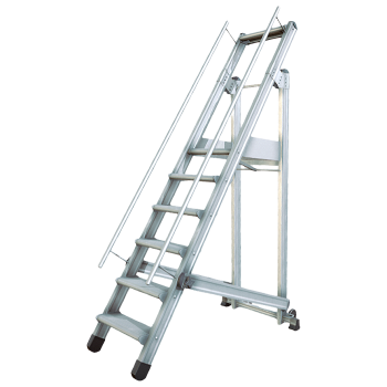 Household aluminum alloy folding ladder