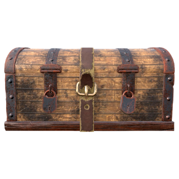 European-style retro wooden box