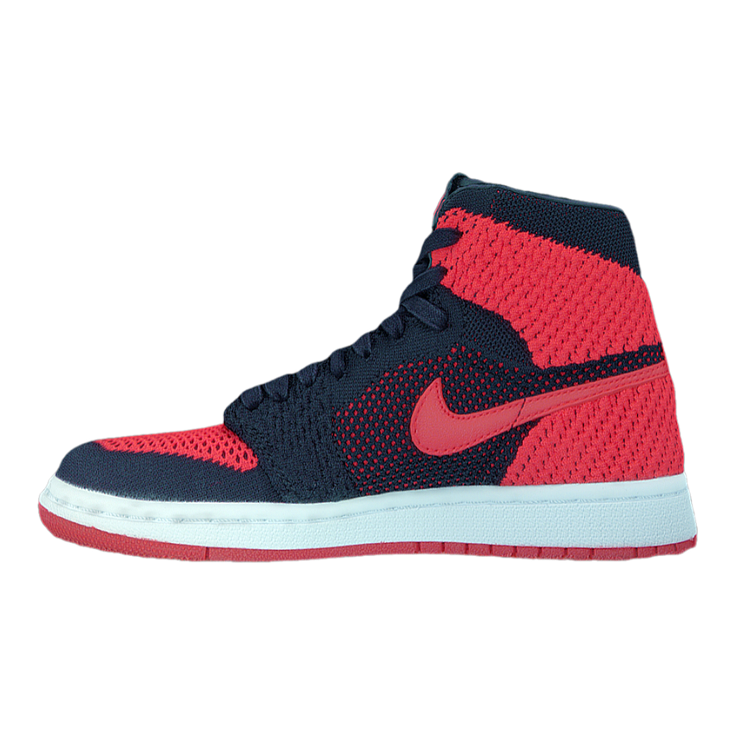 Jordan Red and Black High-top sneaker