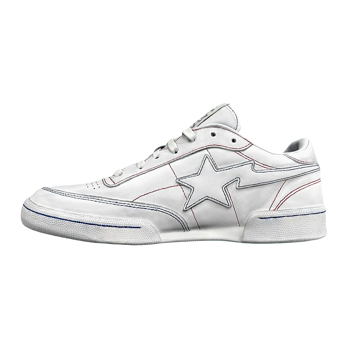 BAPE x Reebok Club C 85 White Fashionable sneaker