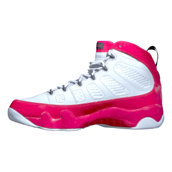 Jordan 9 Red and White High-top sneaker