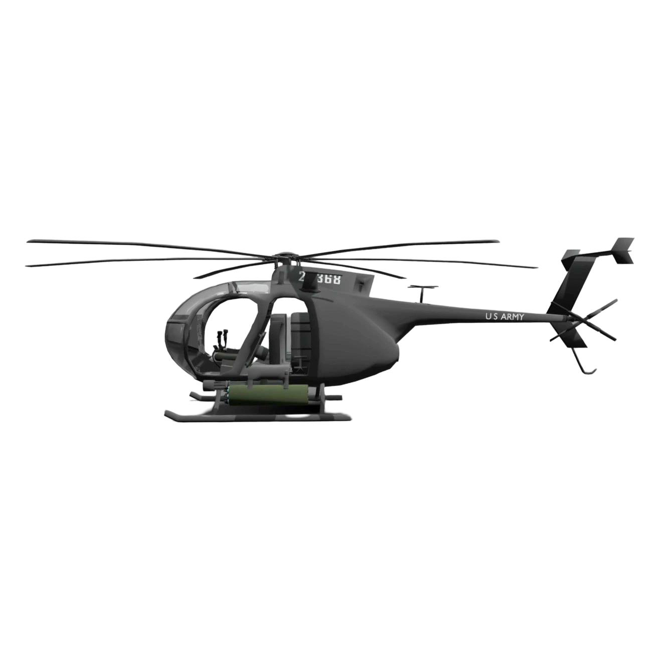 MH-6 Bird helicopter