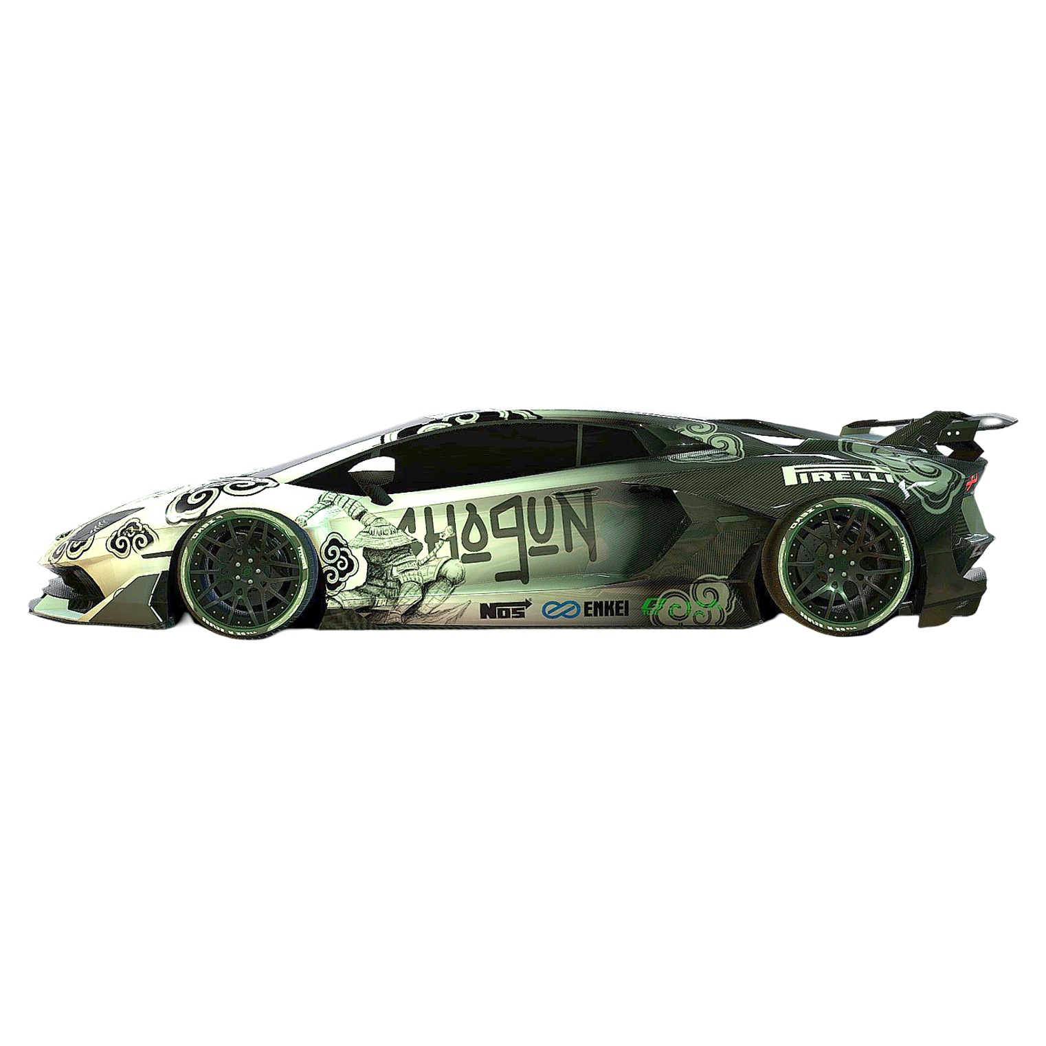 Aventador Art Painting SVJ KATANA