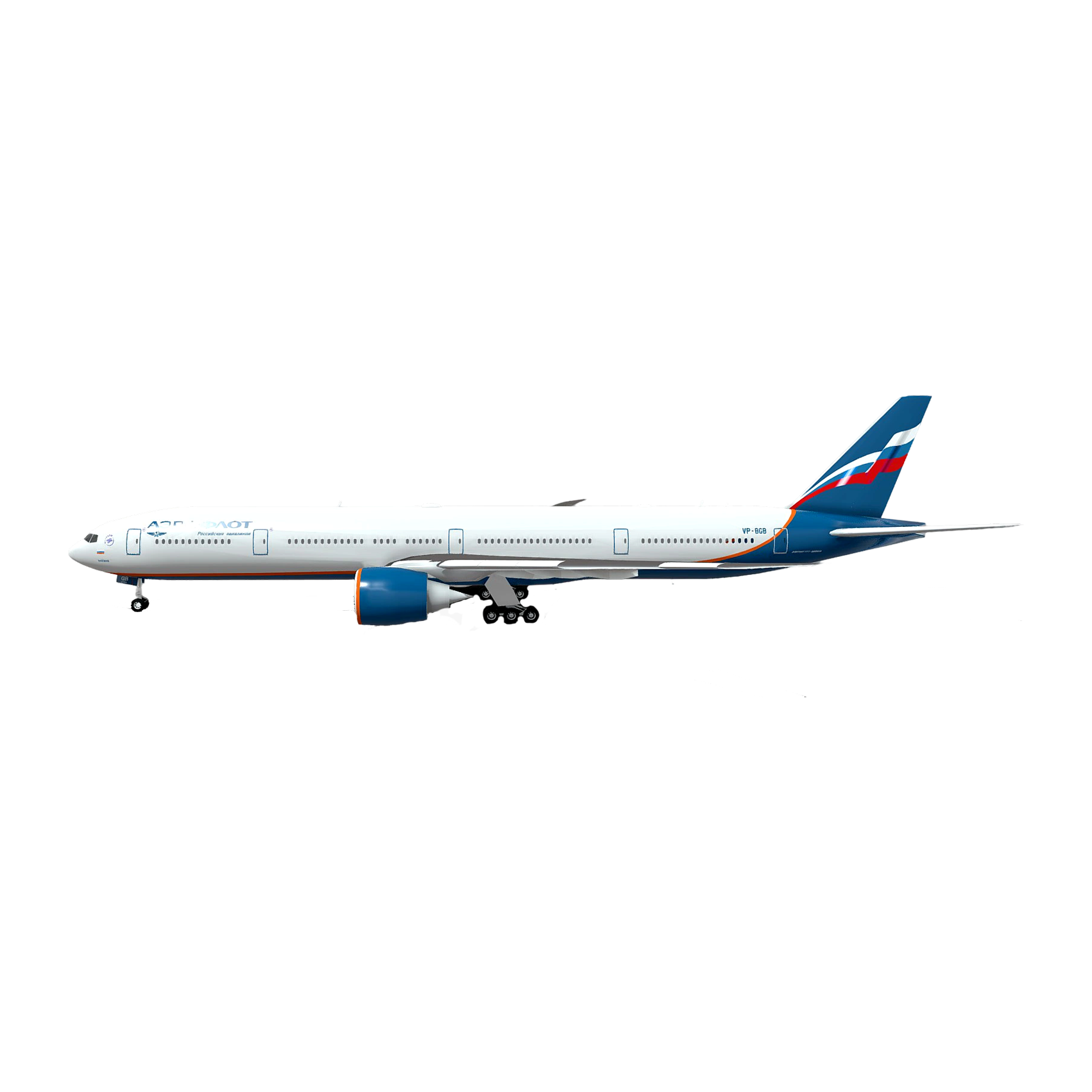 American Boeing 777 Wide Body Airliner