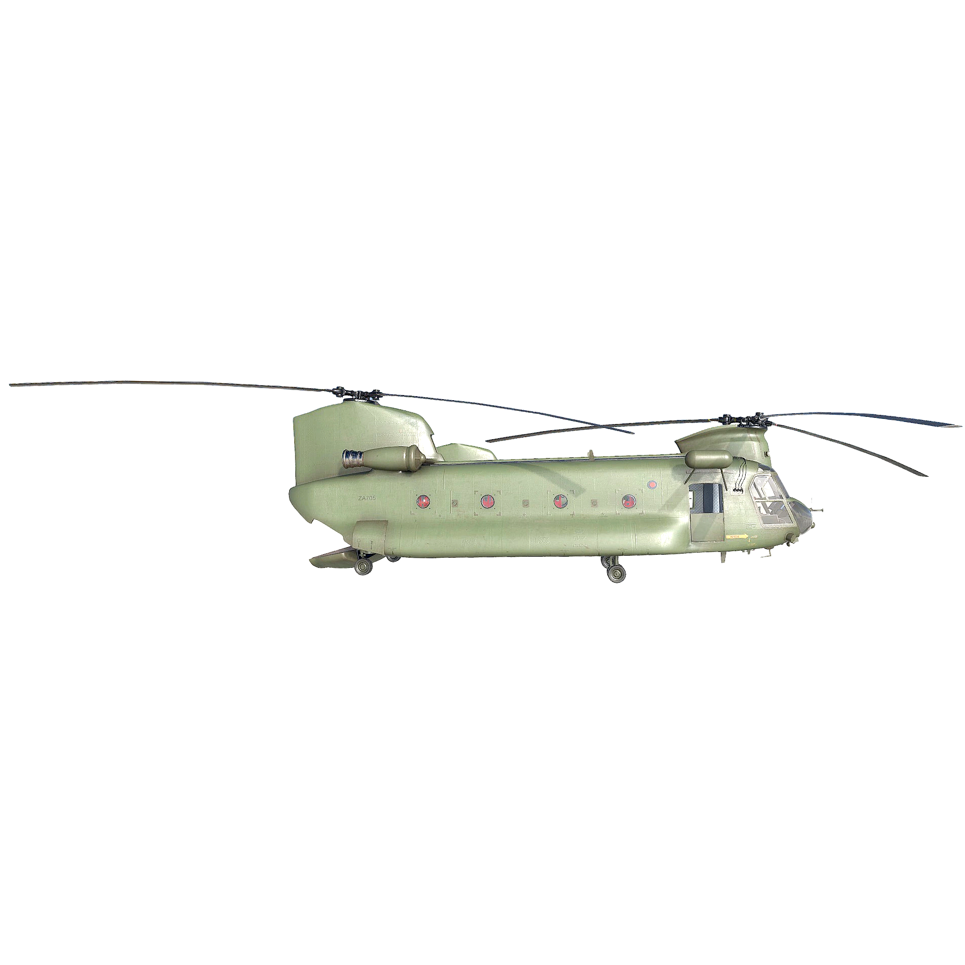 Chinook CH-47 military transport helicopter