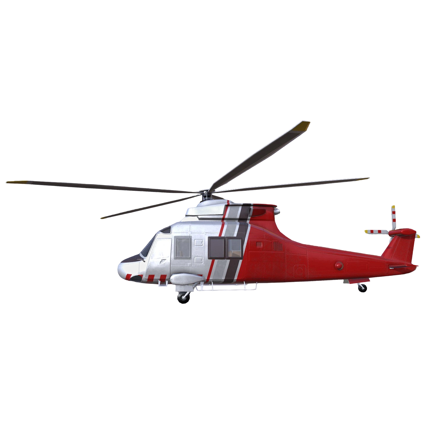 French fire helicopter