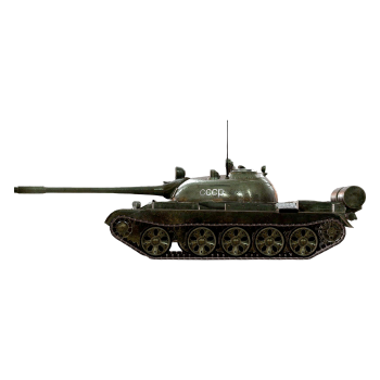 Soviet T-55A tanks