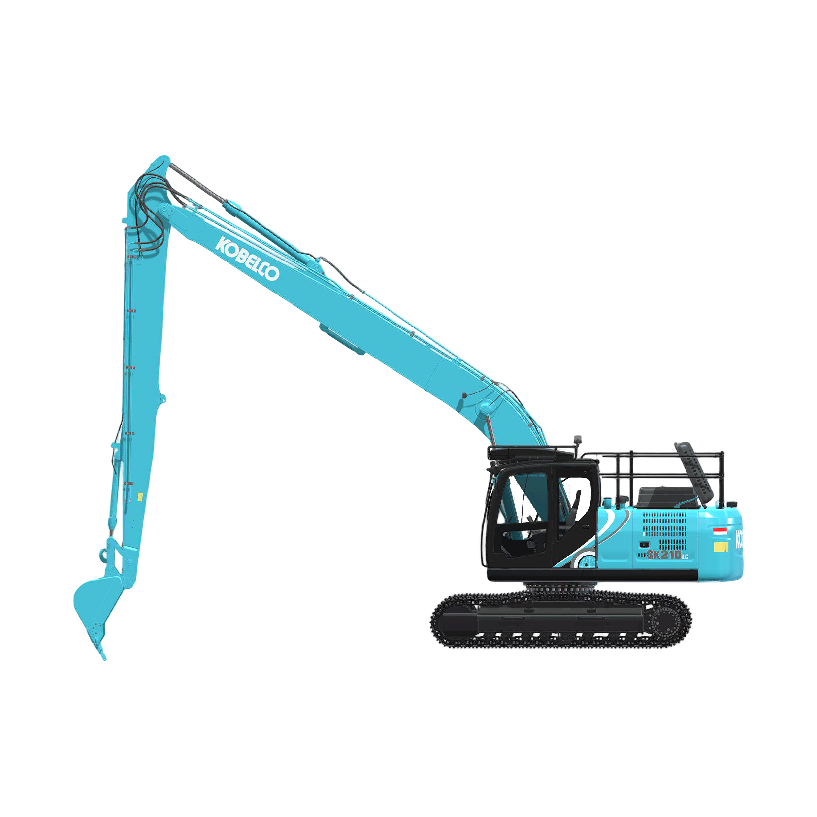 Kobelco SK210LC-10 long arm excavator