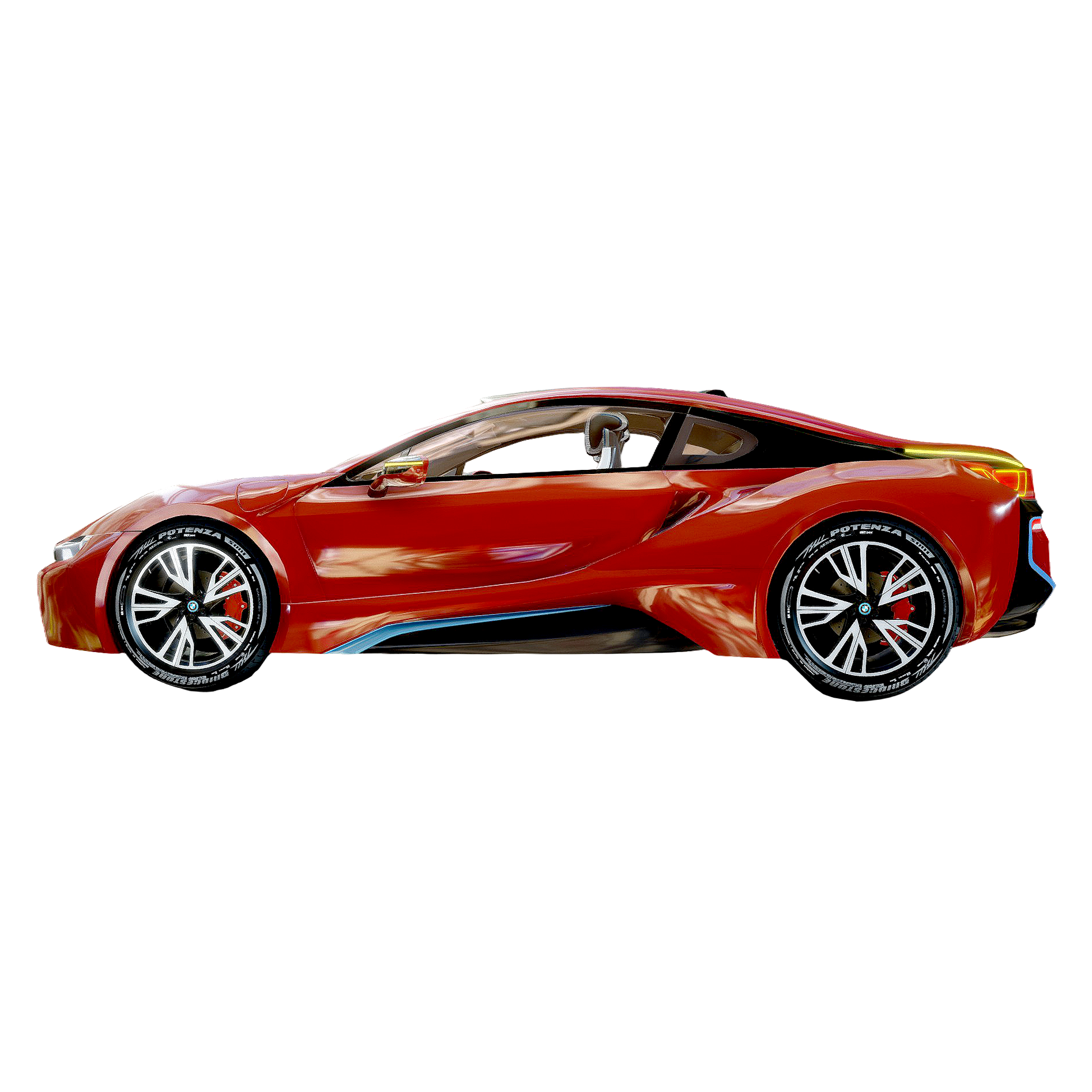 BMW i8 Atomic Red Limited Edition 2016 model