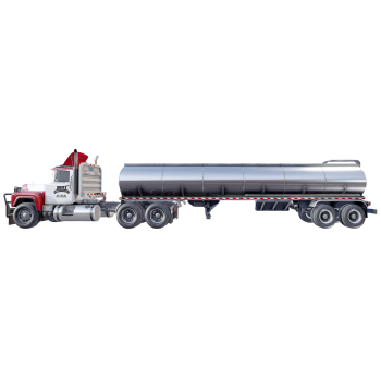 Old semi-trailer tanker