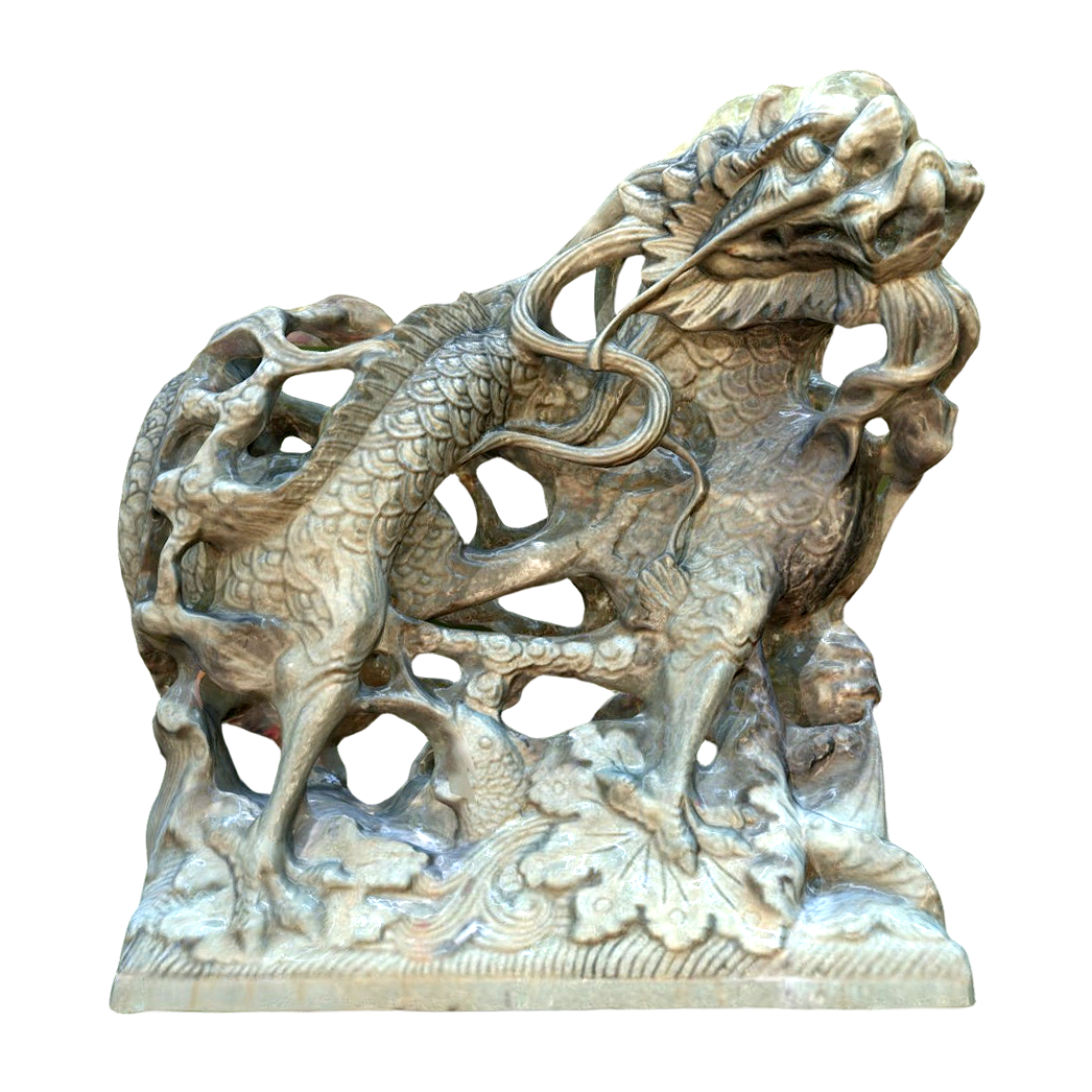 Stone Lion Statue