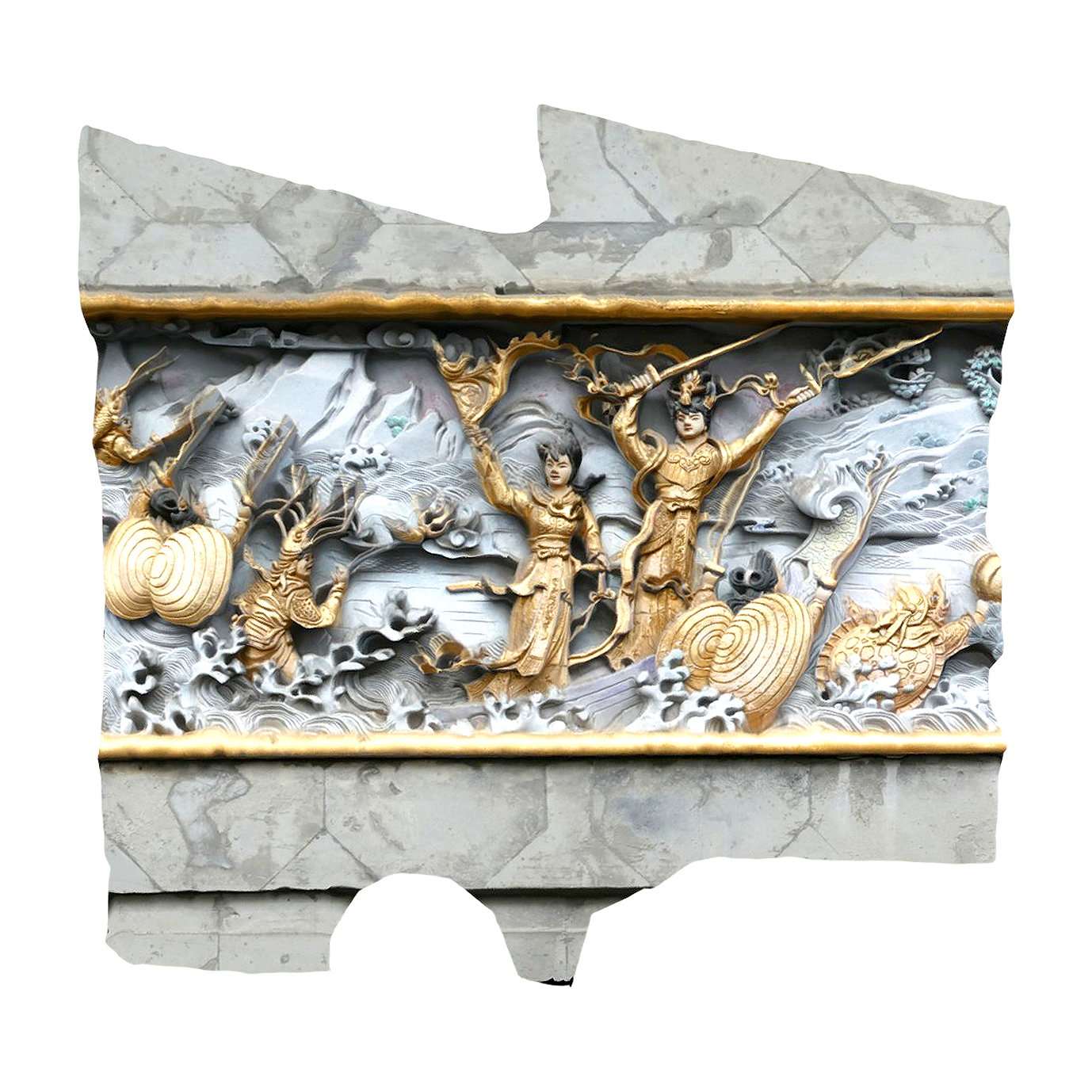 Hangzhou Ancient Temple Relief Mural