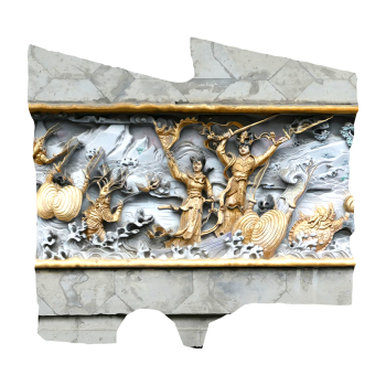 Hangzhou Ancient Temple Relief Mural