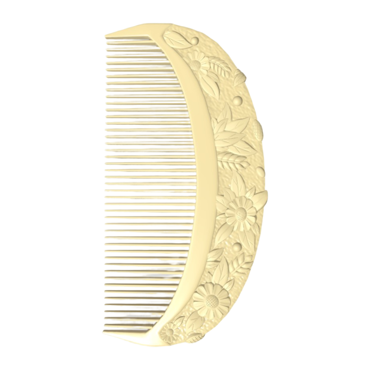 Antique ivory hair comb