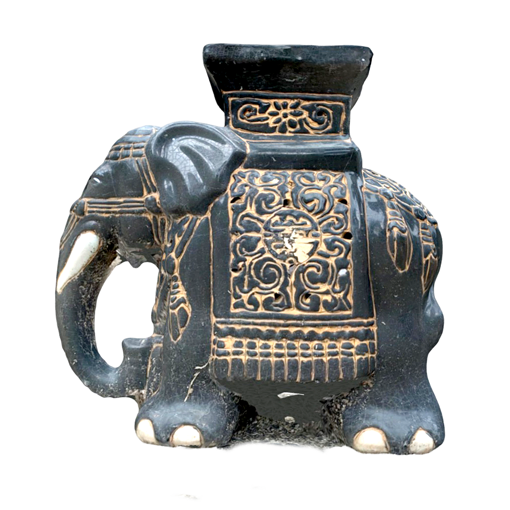 18th Century Indian Elephant Statue