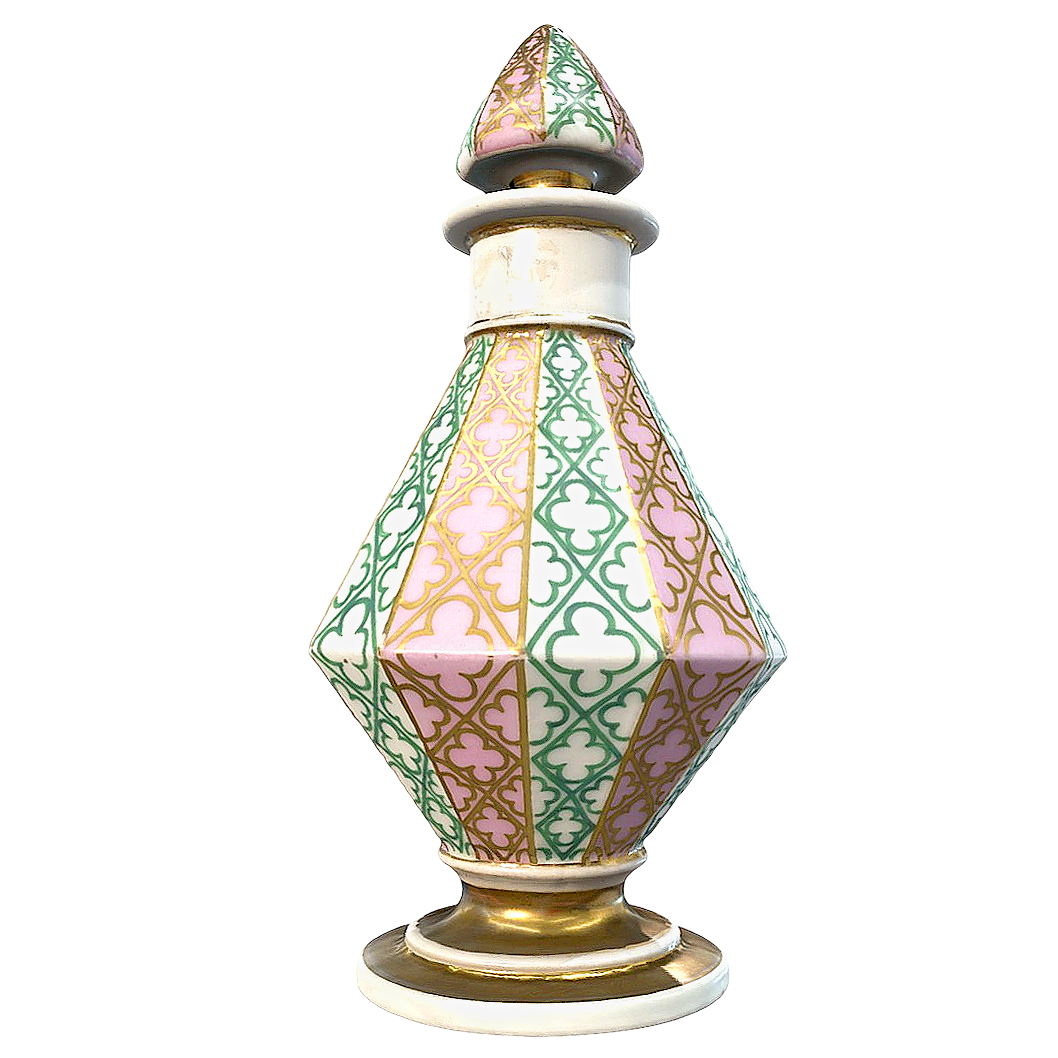 Nineteenth Century Collection Celadon Powder Slant Porcelain Perfume Bottle