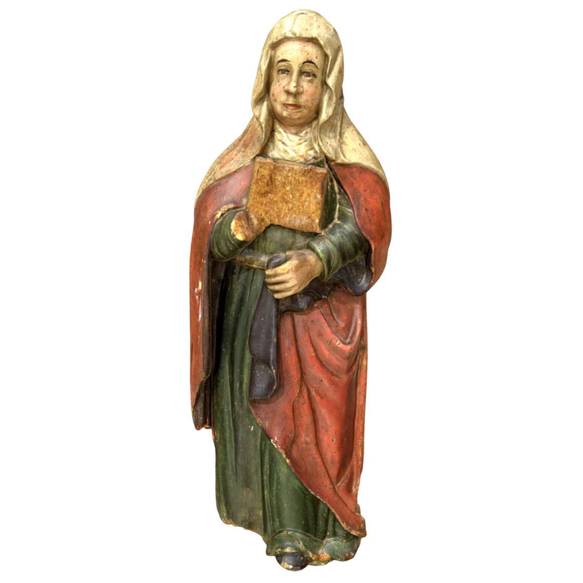 16th century wood carving of Santa Ana