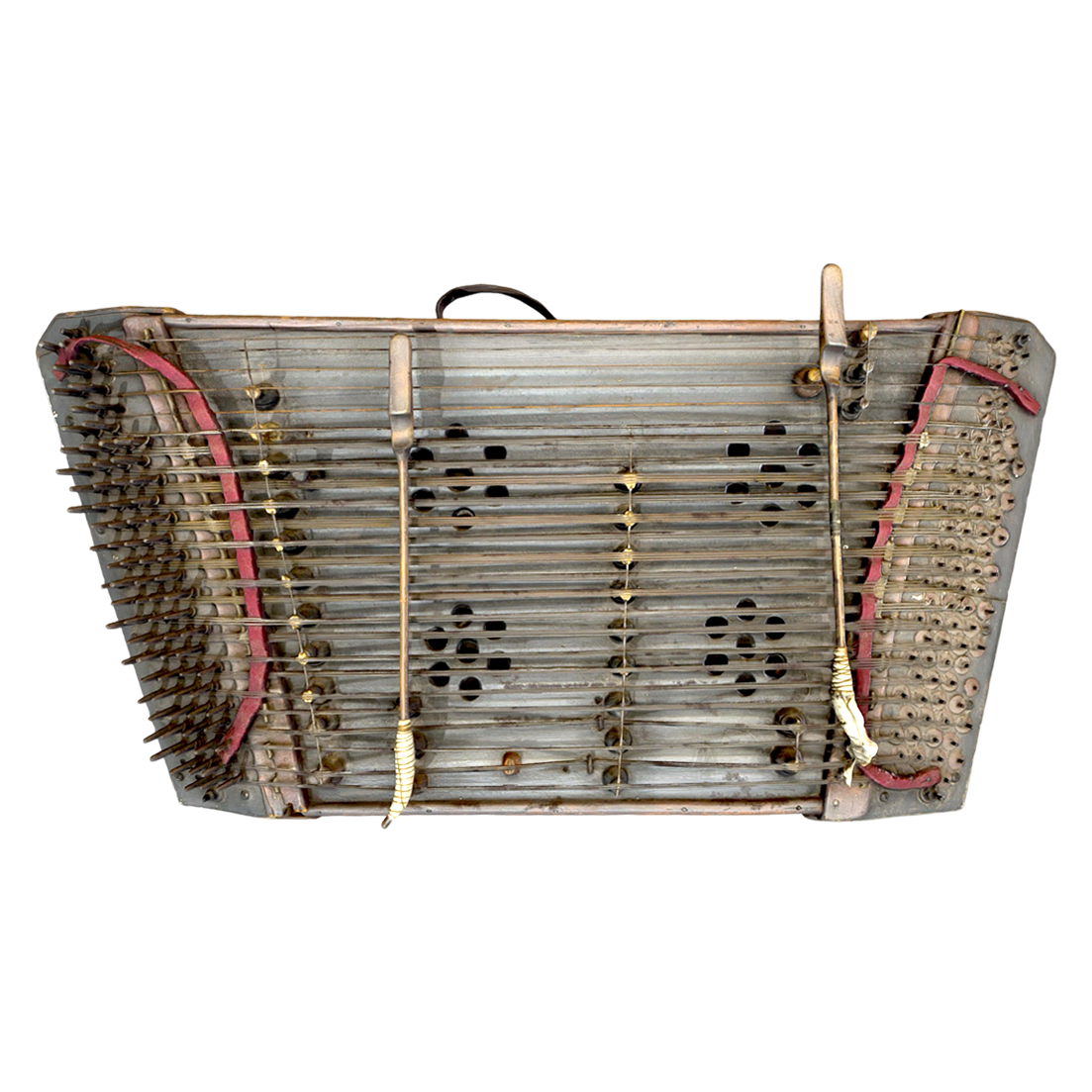 Antique musical instrument dulcimer