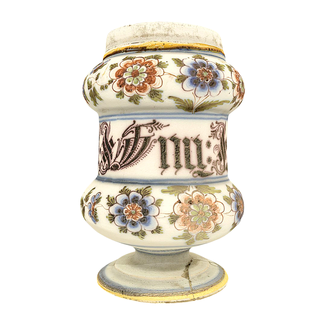 Medieval period medicine pot in Europe