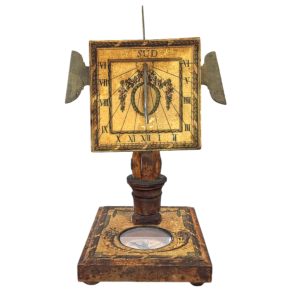 Eighteenth-century astronomical instrument cube sundial