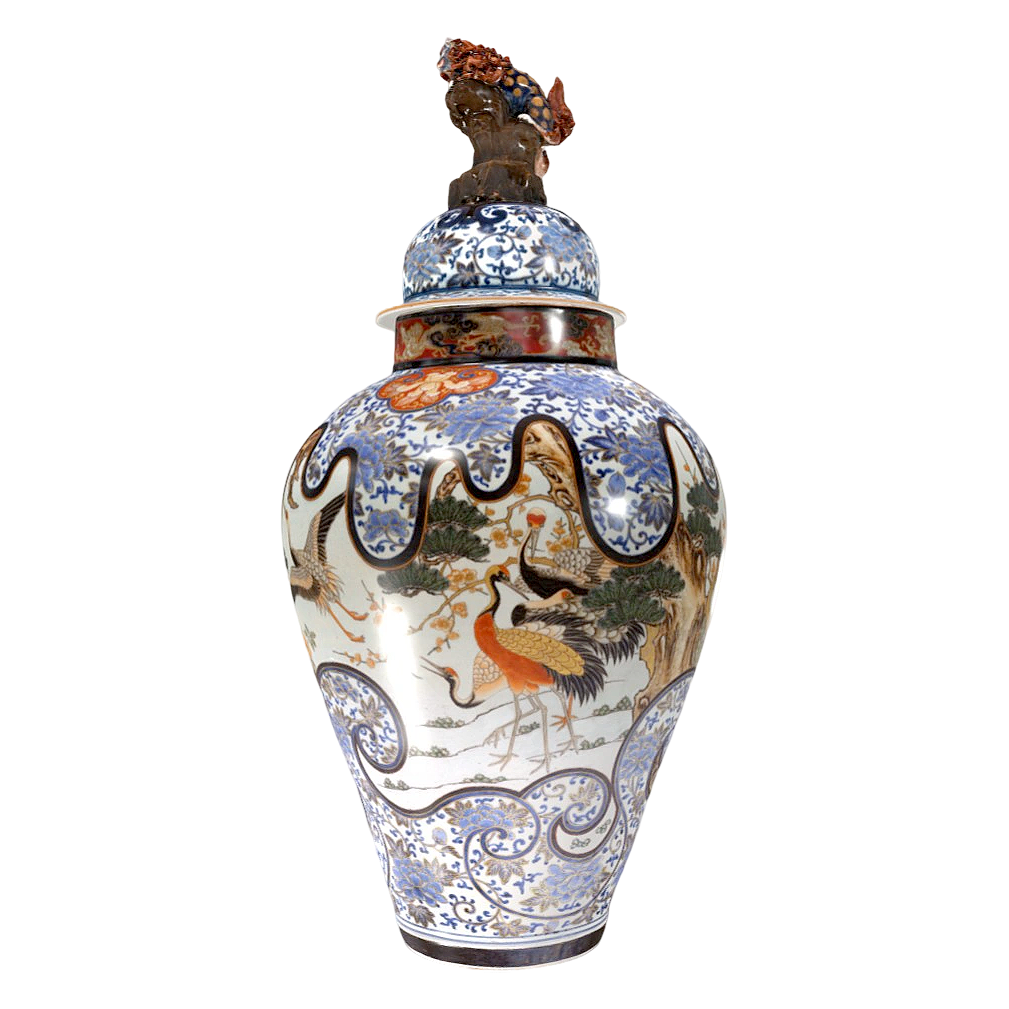 Eighteenth-century relics have field underglaze color vase