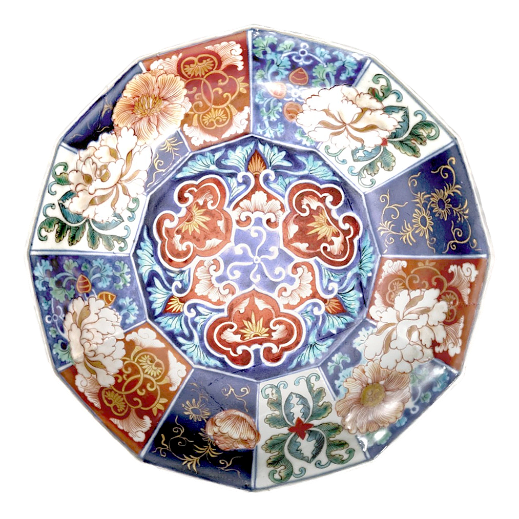 Eighteenth Century European Porcelain Imitation Twelve Horned Porcelain Bowl