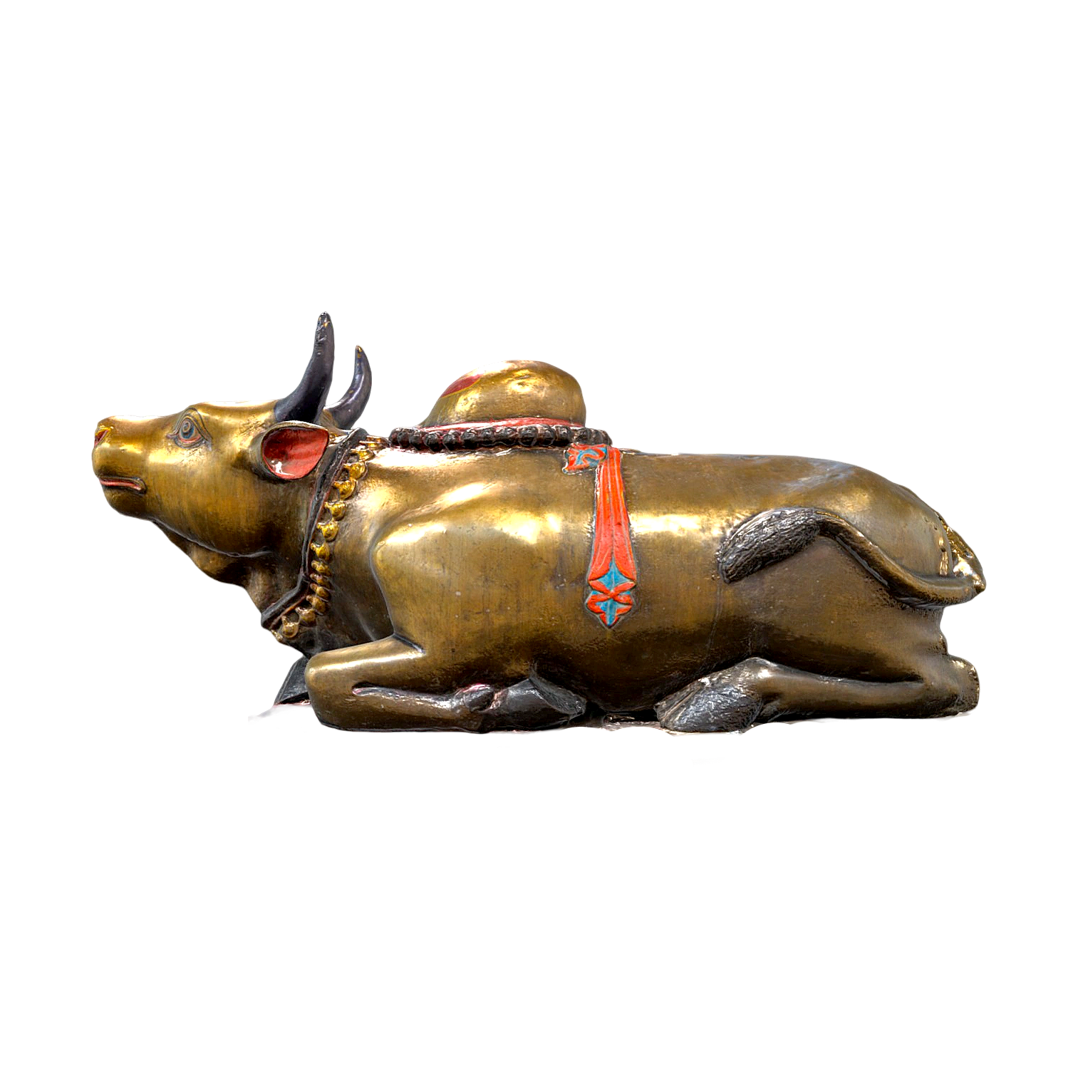 The statue of Taurus outside the Mahahaba, Nepalese cultural heritage