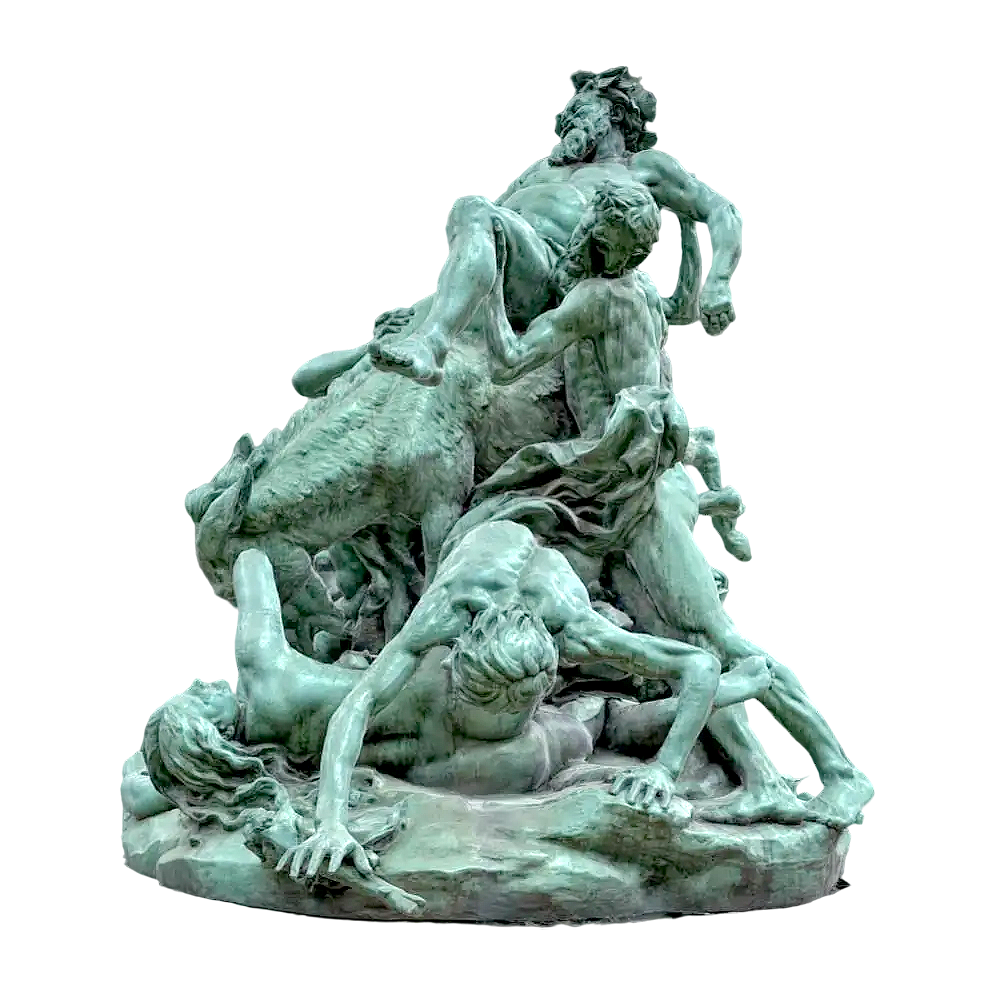 French 19th Century Statue of the Triumph of Salenos