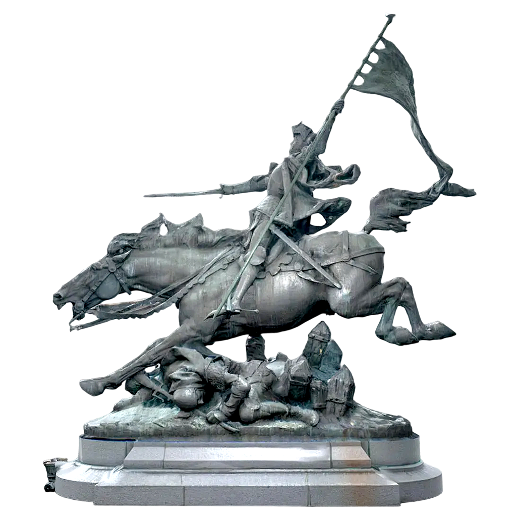 Statue of Saint Joan of Arc, City of Xinon, France