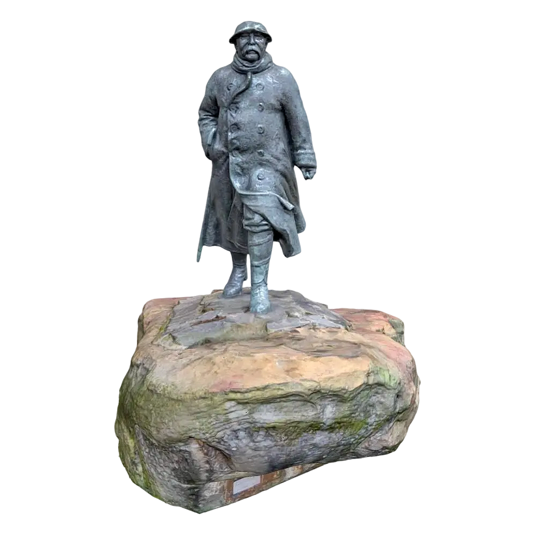 French Cultural Heritage Clemenceau Statue