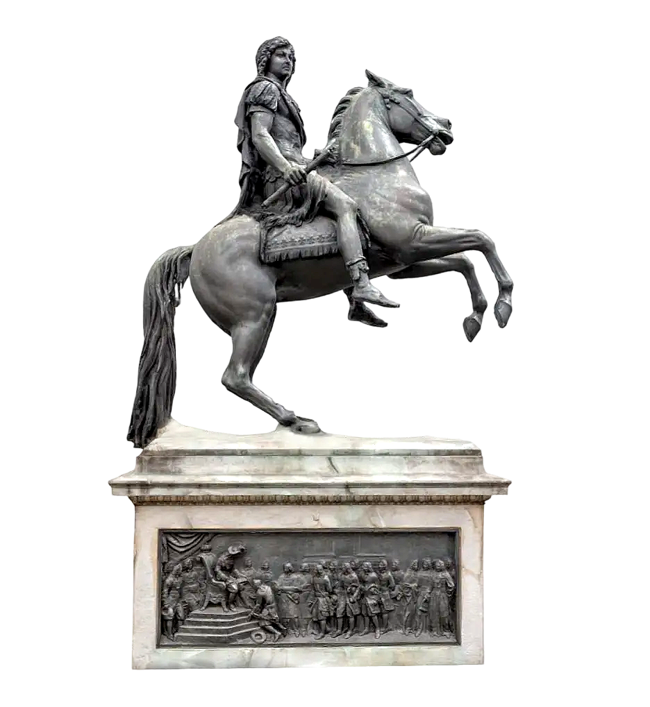 Statue of Victory Square, Paris, France King Louis XIV of France