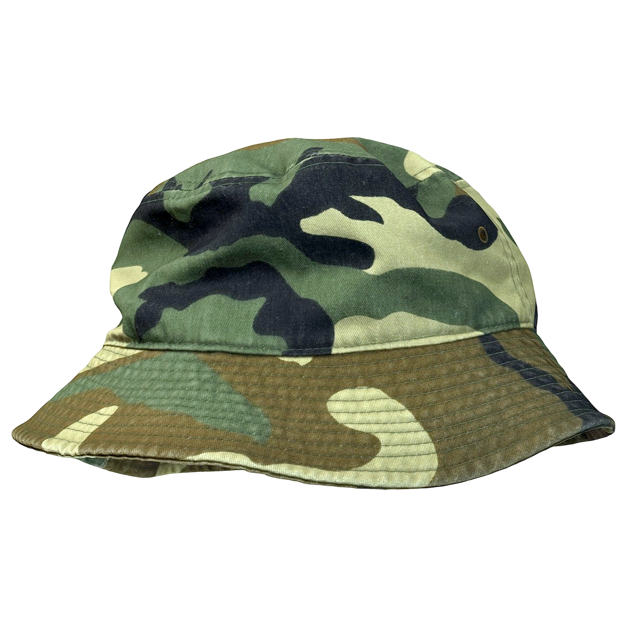 Camouflage Round-Trimmed Hat