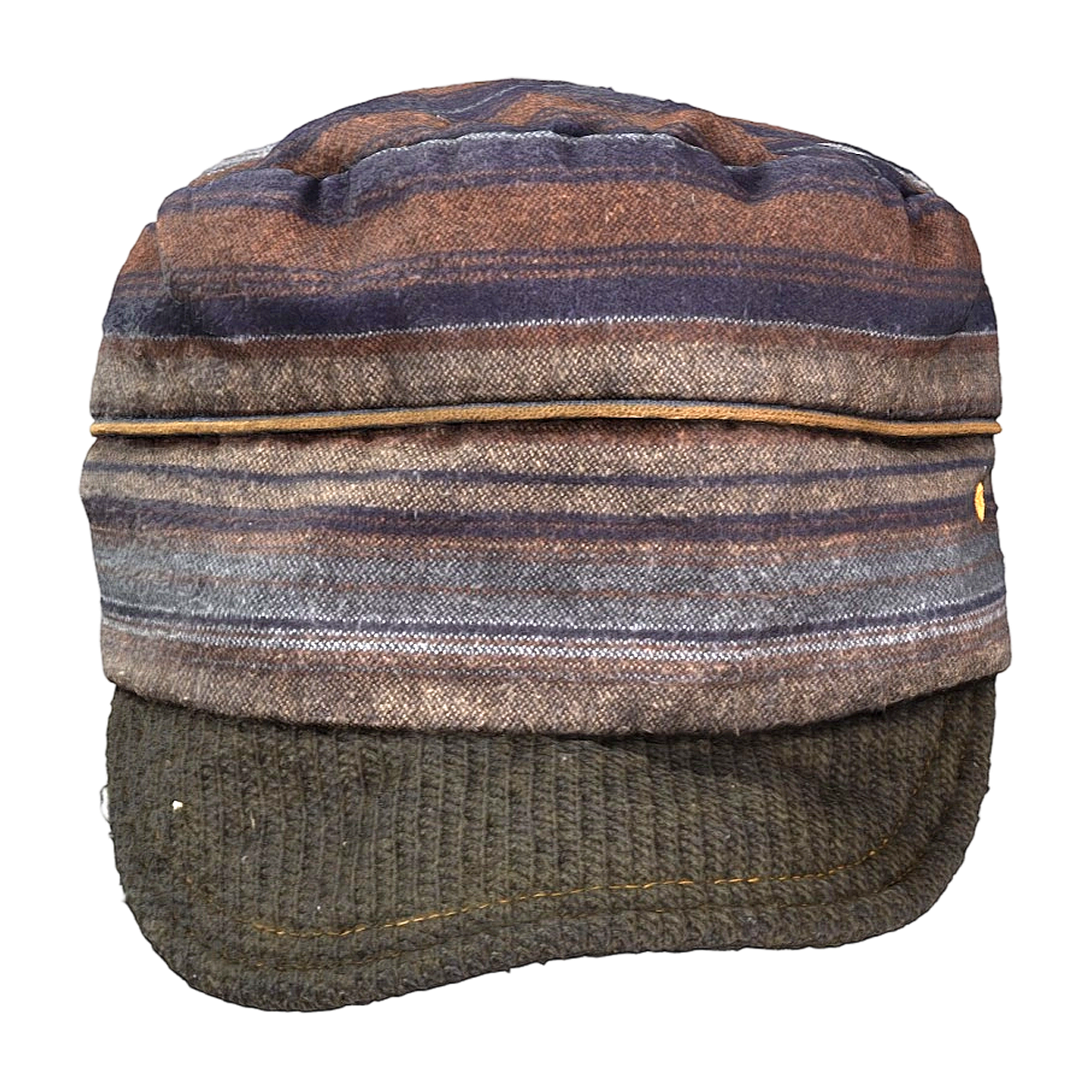 Vintage distressed newsboy hat