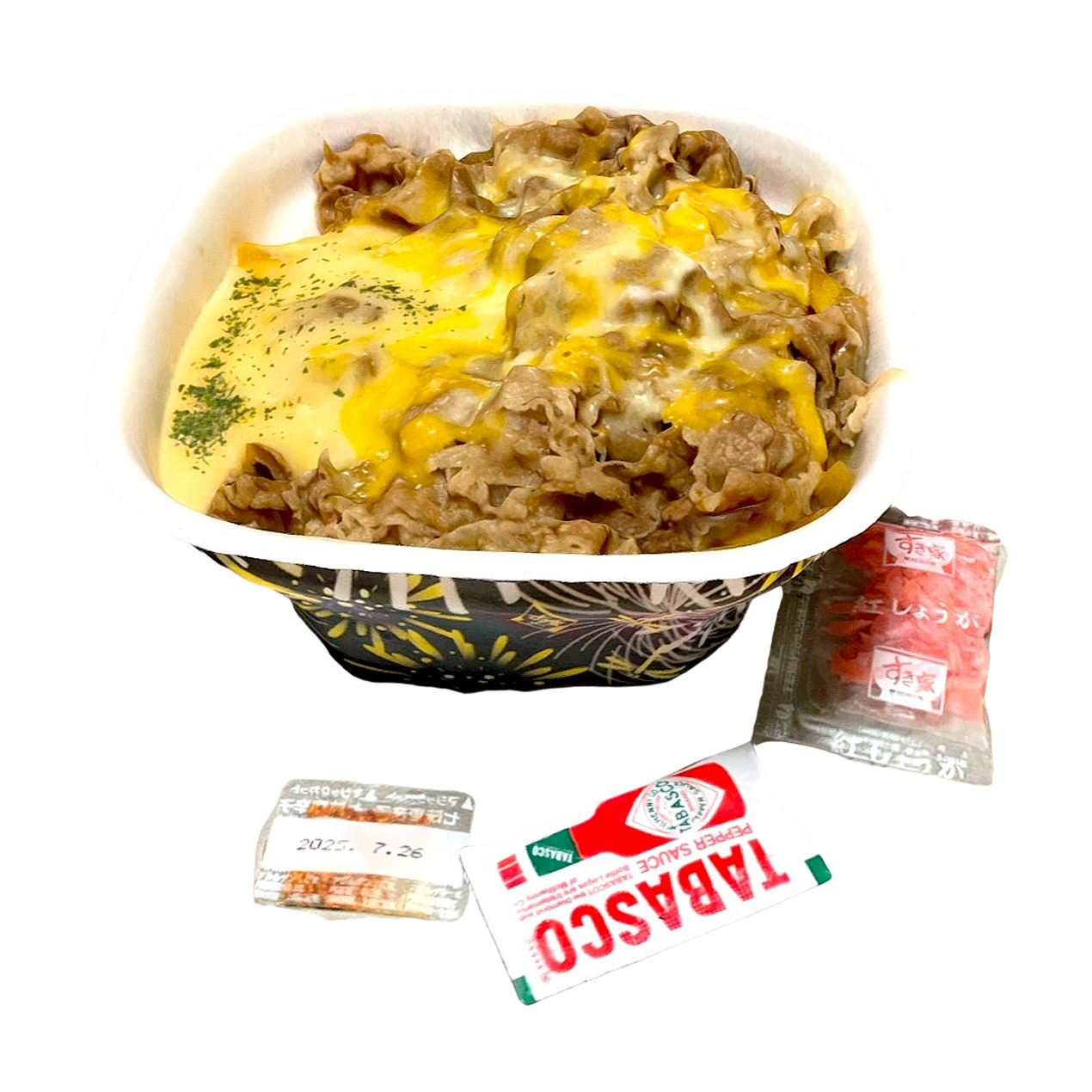 Japanese cheese and beef noodles