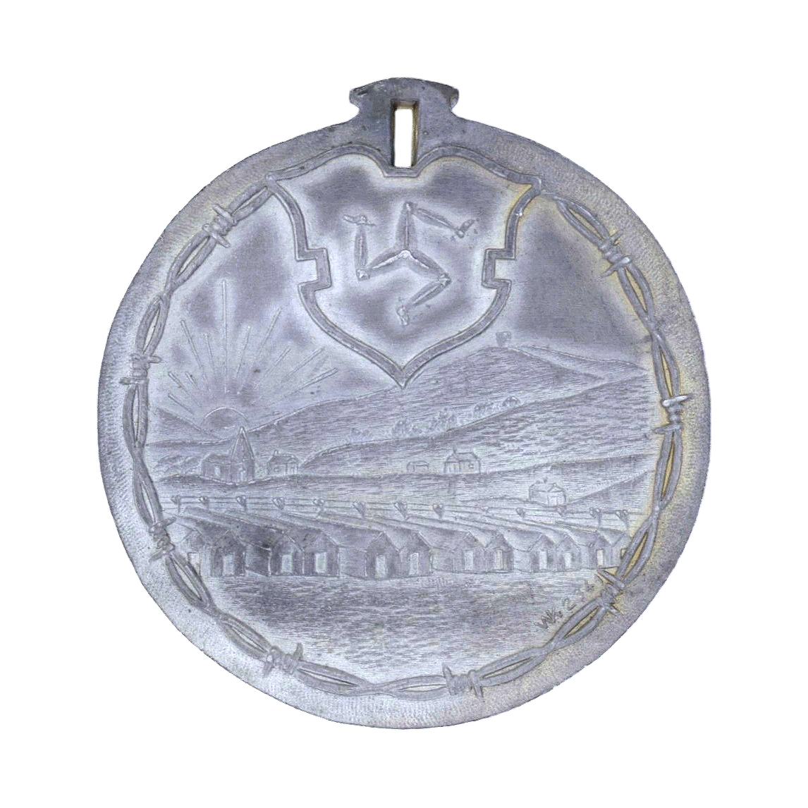World War I Nokloy Detention Camp Medal-Stranraer