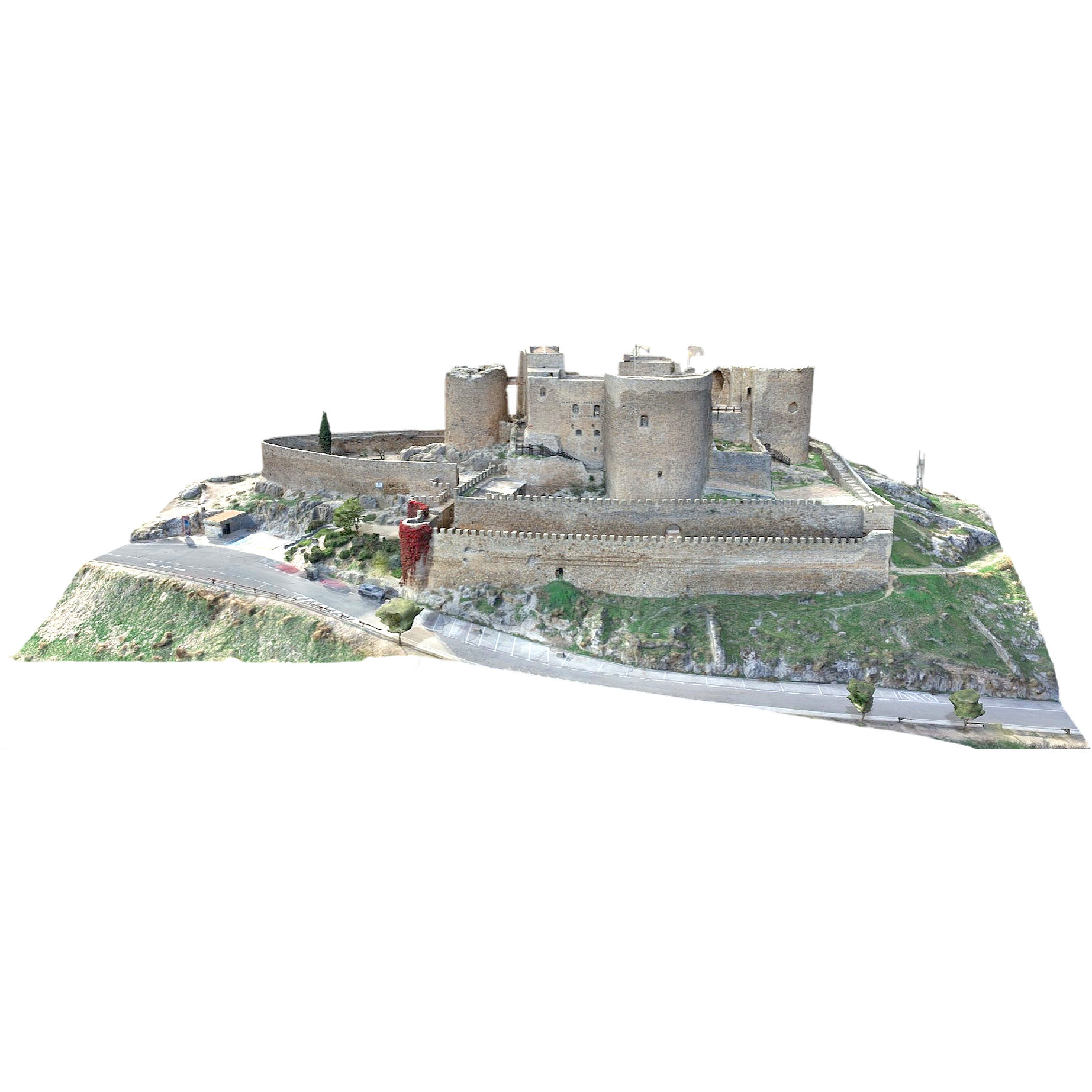 Spanish ancient building Consuegra Castle