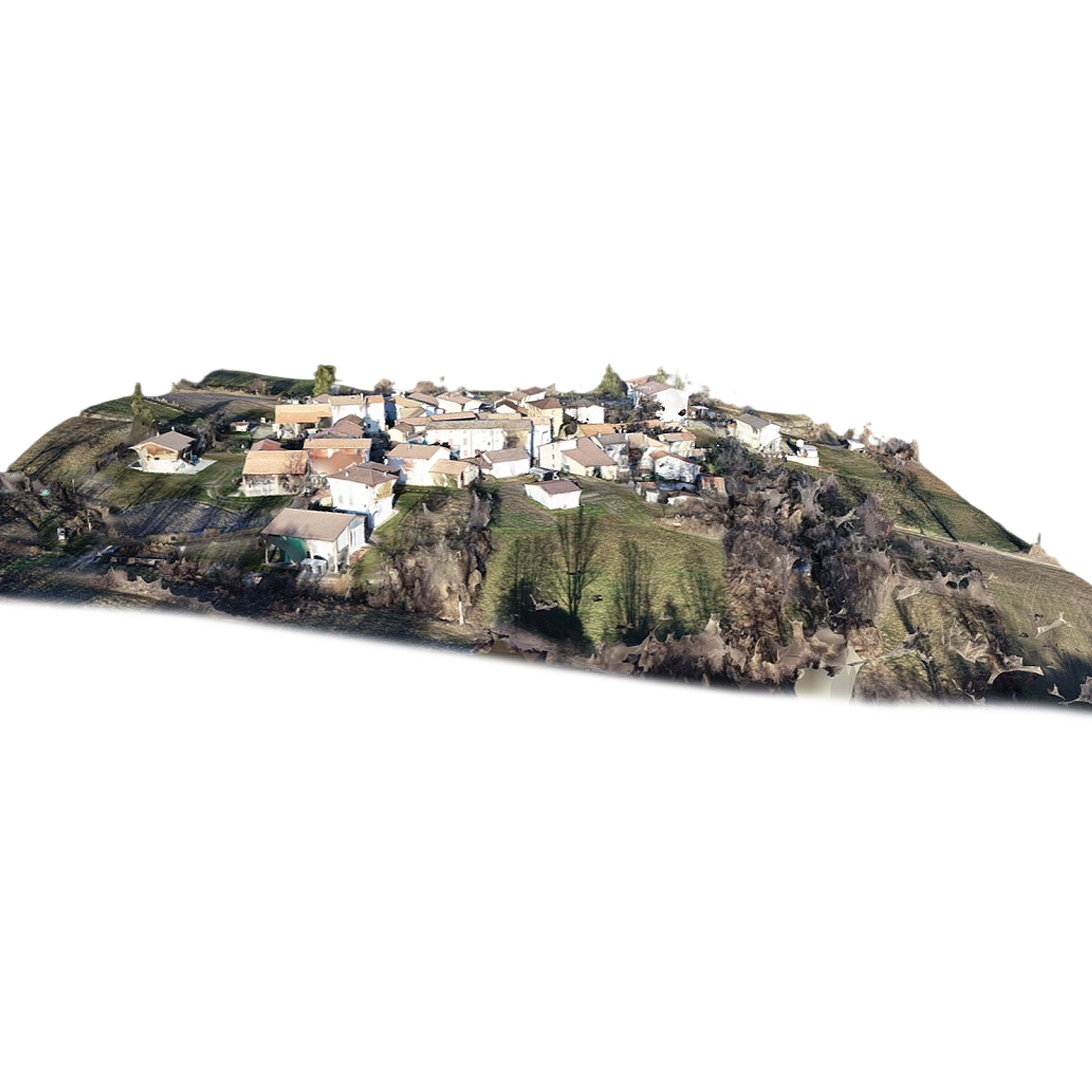 Farini Town, Romagna, Emilia, Italy