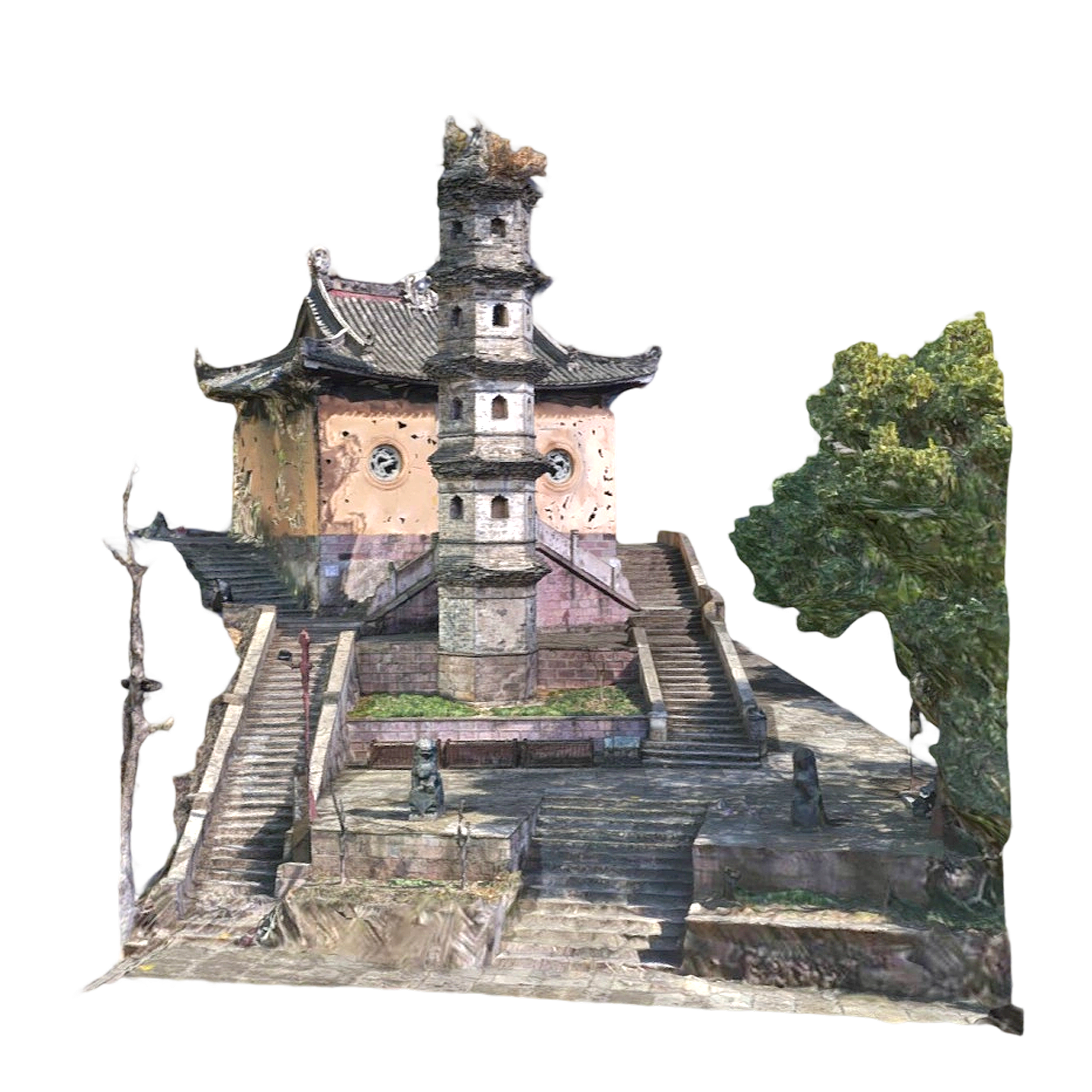 Nanshan Temple Tower, Linhai City