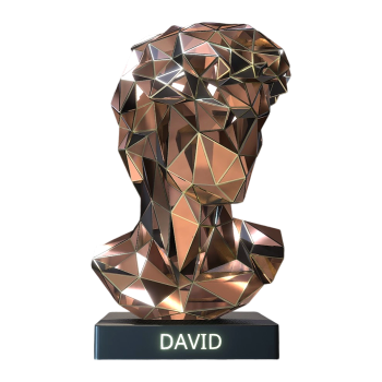 David abstract decoration (3D printable)
