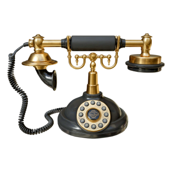 Antique telephone in the twenties
