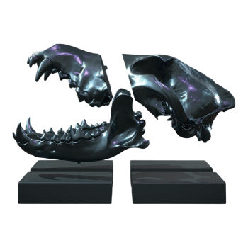 Assembled dinosaur skull (support 3D printing)