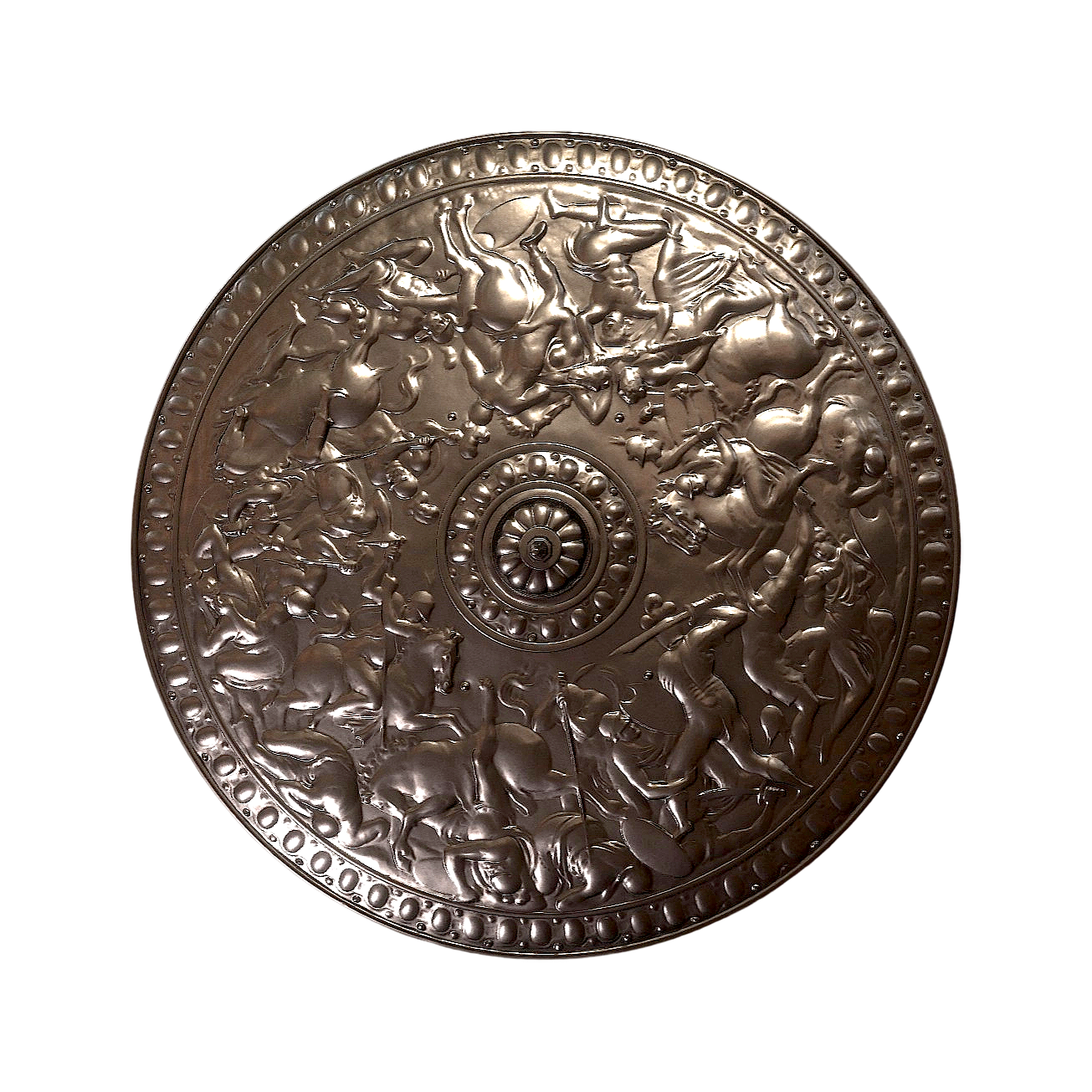 Eric XIV's Parade Round Shield (supports 3D printing)