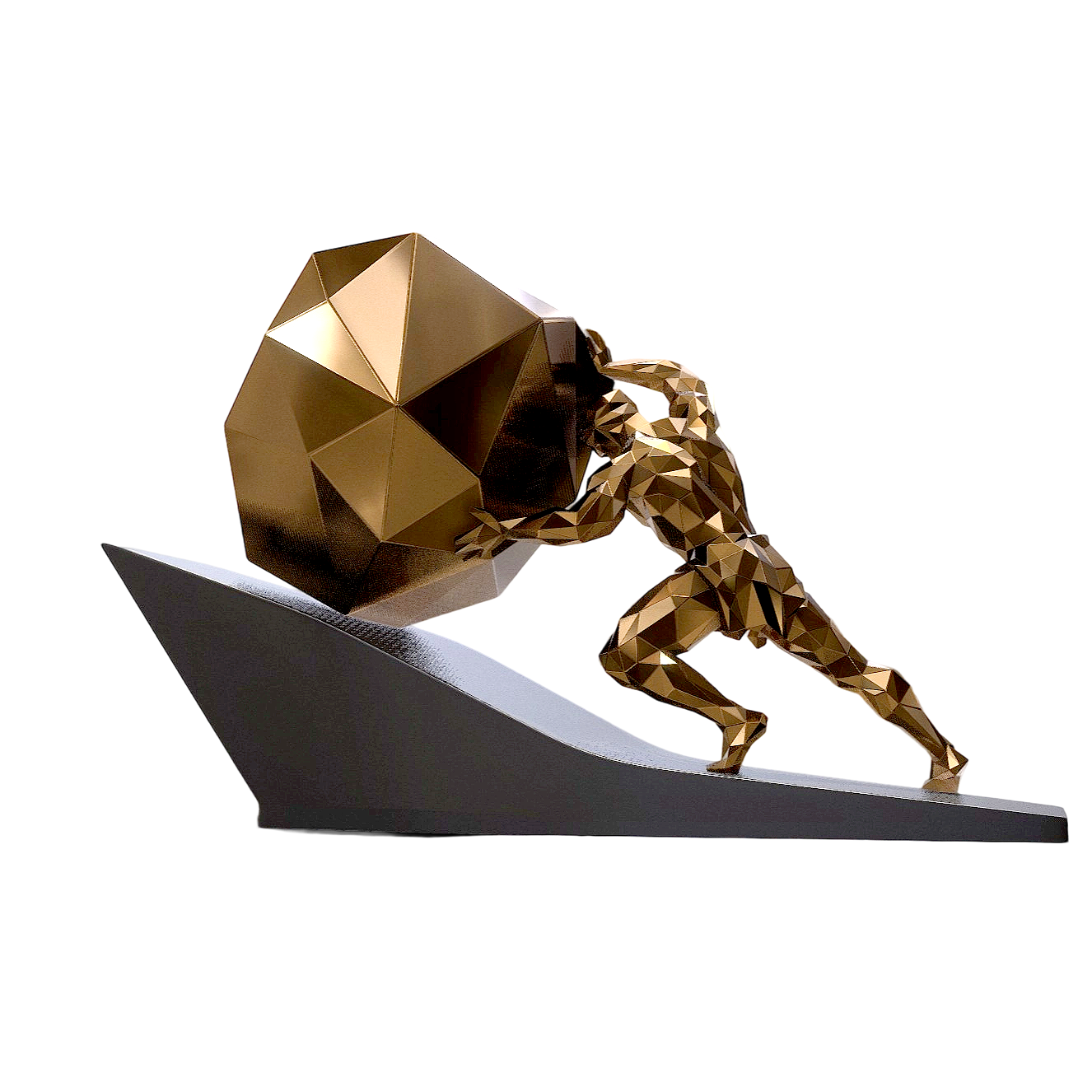 Abstract decorative ornaments Sisyphus: the eternal struggle (support 3D printing)