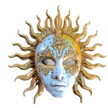 Sun God mask (support 3D printing)