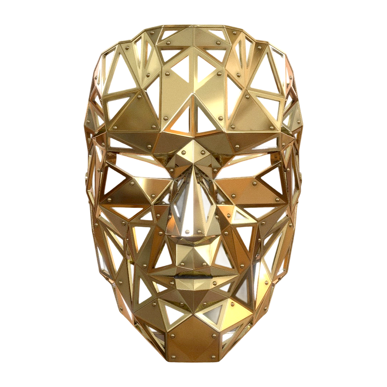 Geometric abstract mask (support 3D printing)