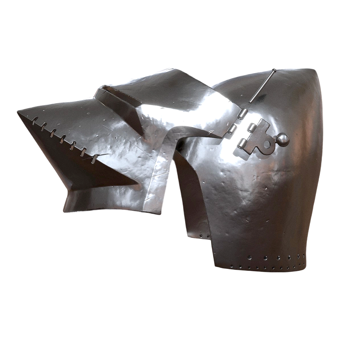 Basin Hound Helmet (Support 3D Printing, Assembled Model)