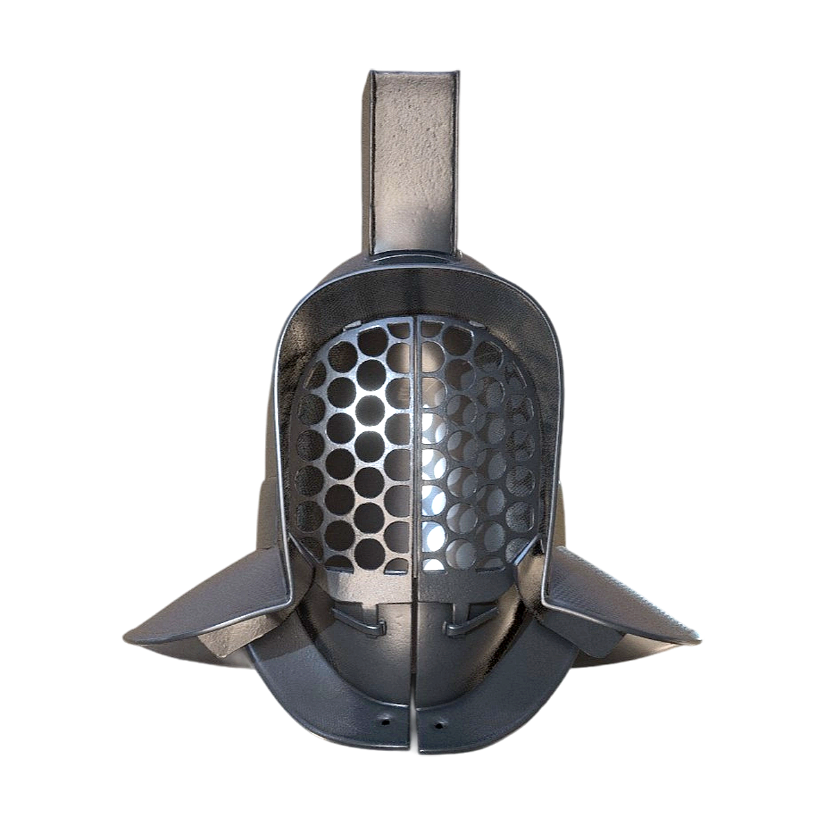Six-sided gladiatorial helmet (support 3D printing)