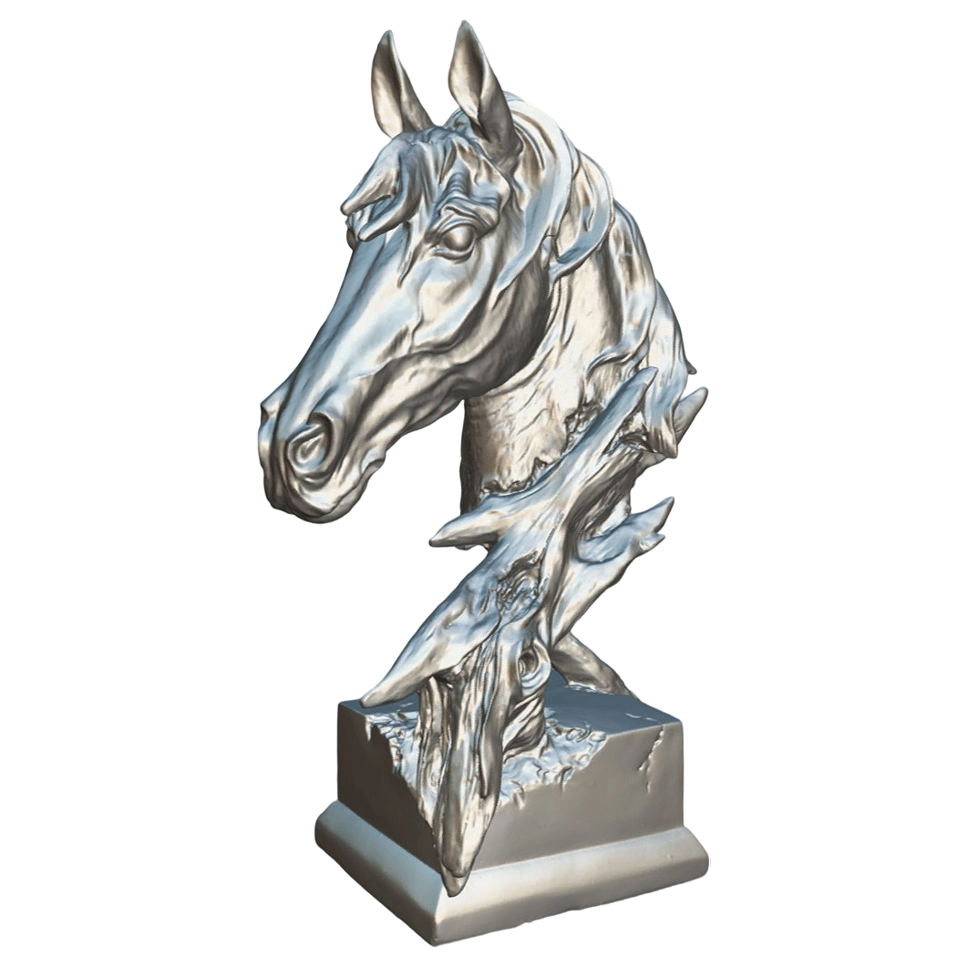 Horse head statue (support 3D printing)
