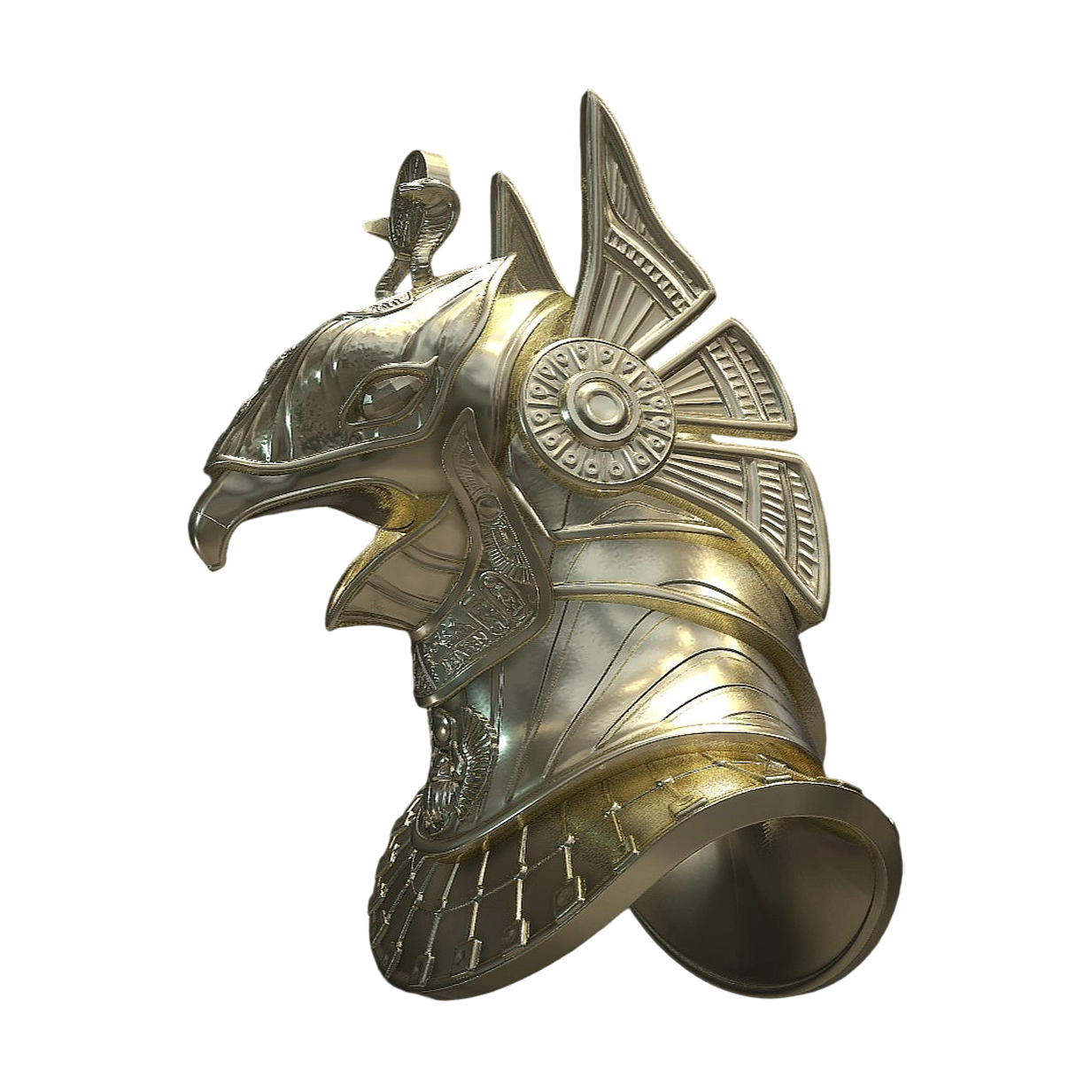 Horus bust (supports 3D printing)