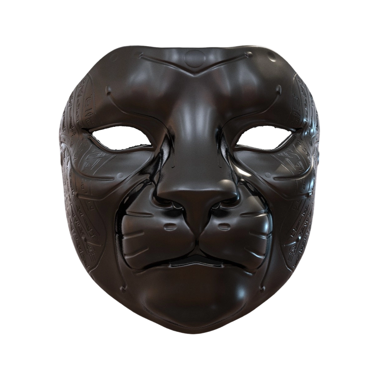 Ancient Egyptian lion mask (3D model available)